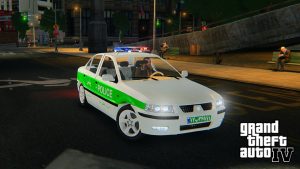 ماشین سمند پلیس برای GTA IV