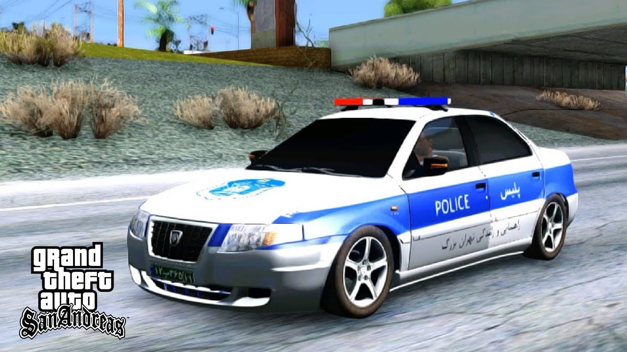 دانلود ماشین سمند سورن پلیس برای GTA San Andreas