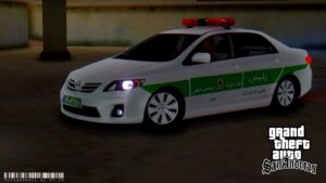 ماشین تویوتا کرولا پلیس برای GTA San